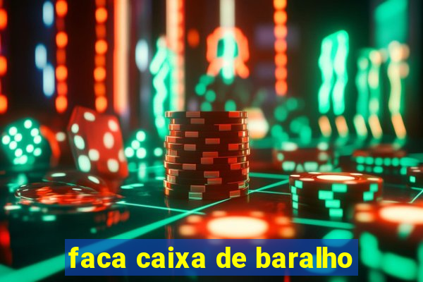 faca caixa de baralho